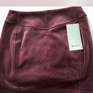 lululemon athletica Deep Burgundy Scuba Skirt